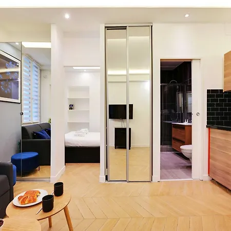 Serene - 1br-4p - Place De La Bastille 아파트